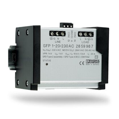 Interference suppression filters for safe power supply